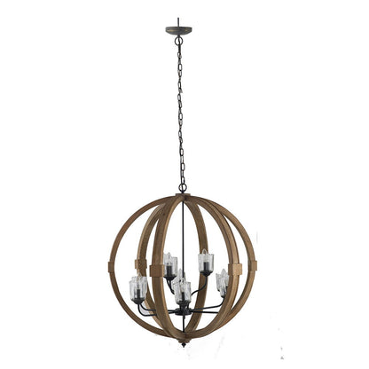 Chandelier, Hanging Light Fixture With Adjustable Chain For Kitchen, Bulb Not Included