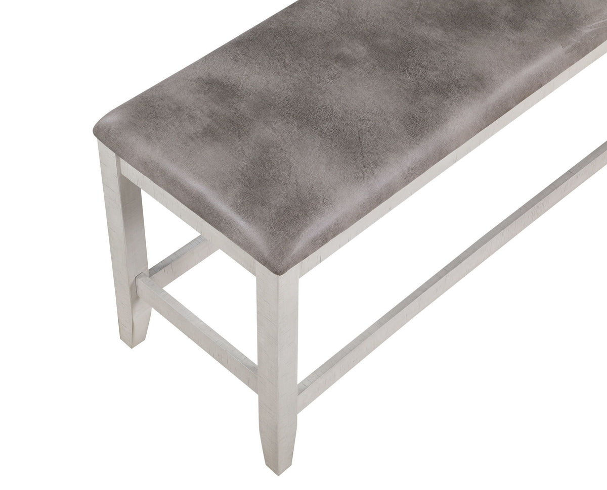 Richland - Counter Height Bench - White