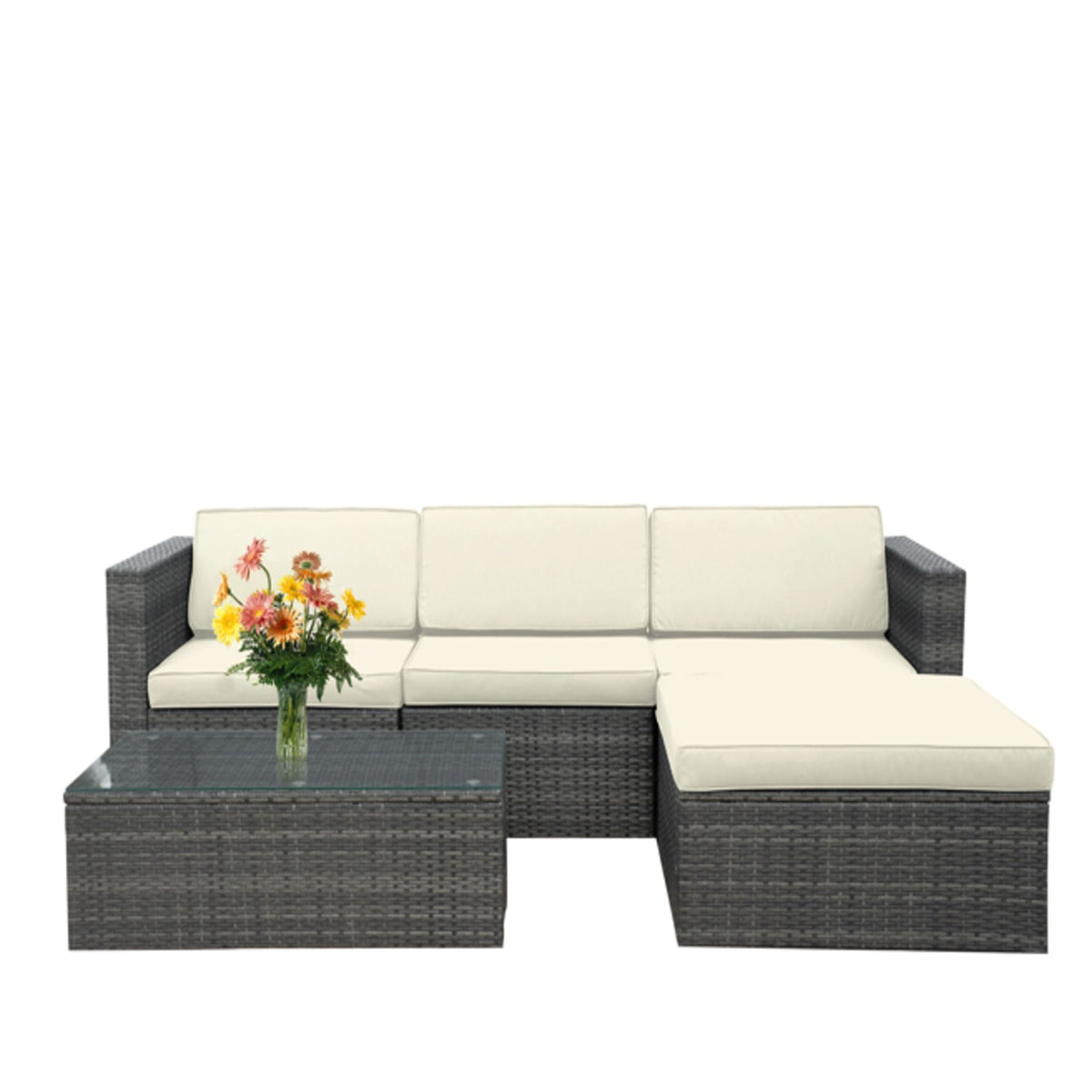 Modern Patio Set With Coffee Table