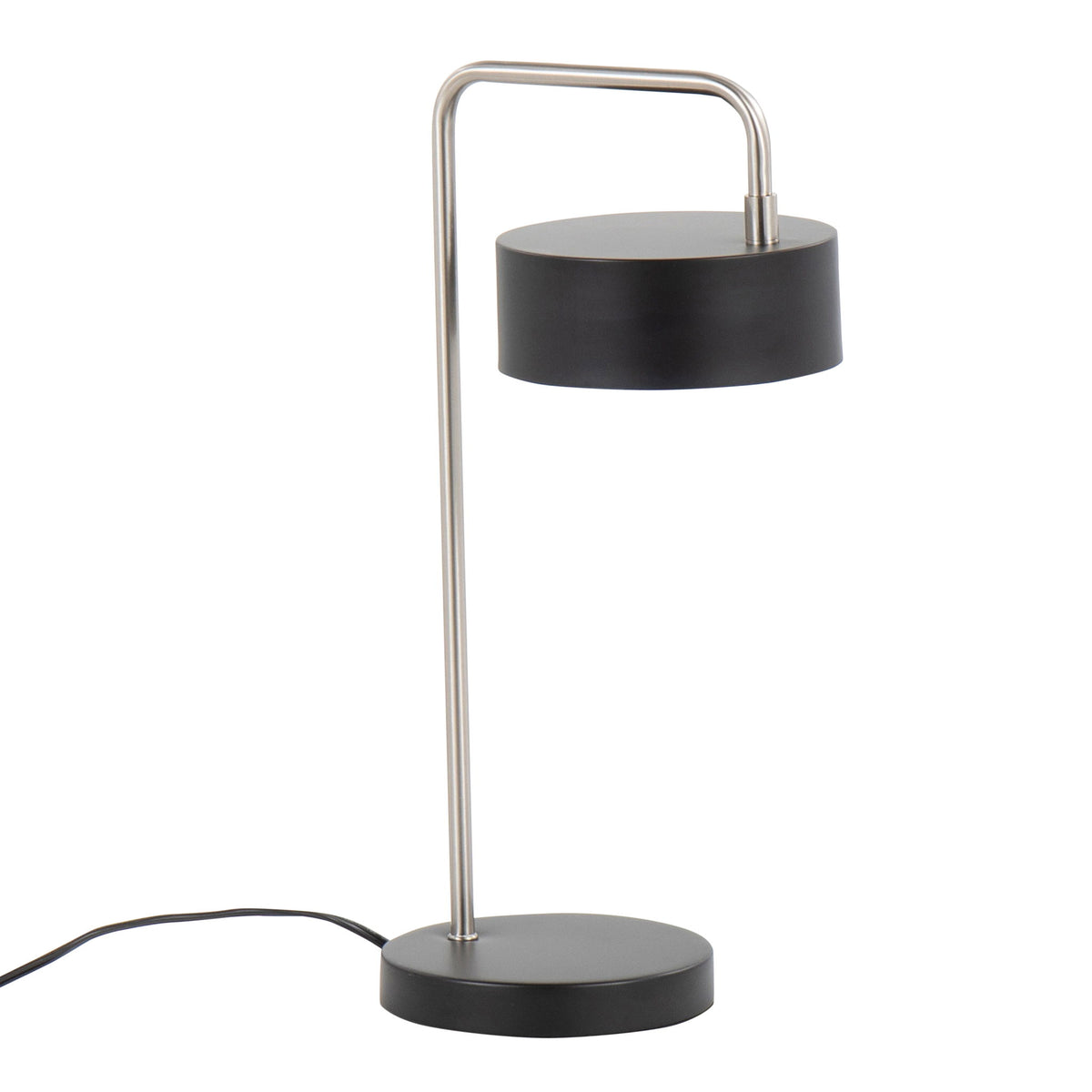 Puck - Contemporary Table Lamp - Nickel