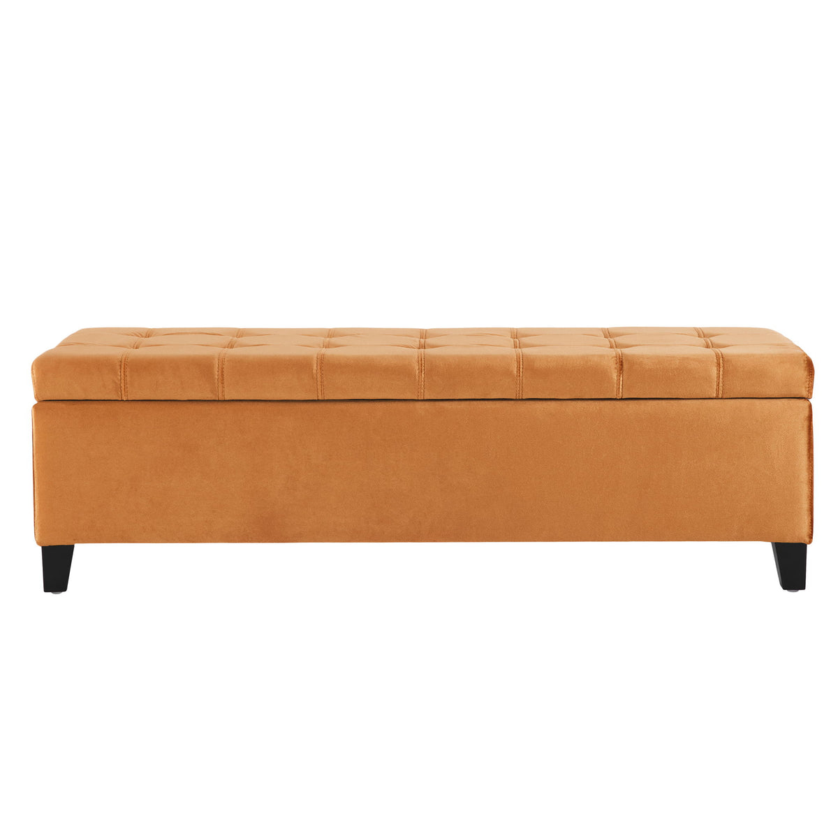 Wendover - Elegant Tufted Storage Bench With Lift-Up Top And Birch Wood Legs