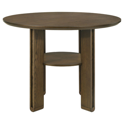 Crispin - Round Counter Height Dining Table - Brown