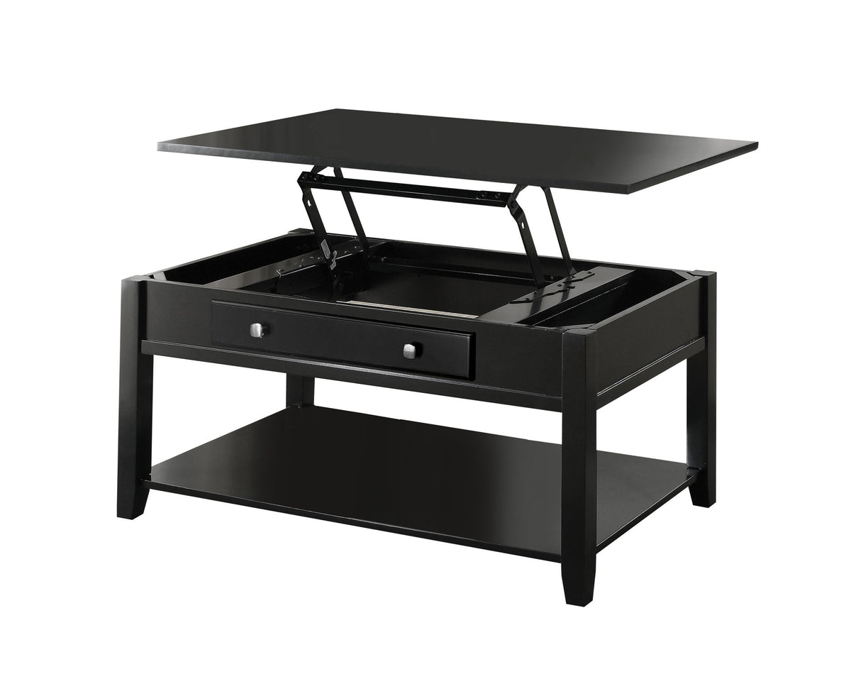 Malachi - Coffee Table With Lift Top - Black