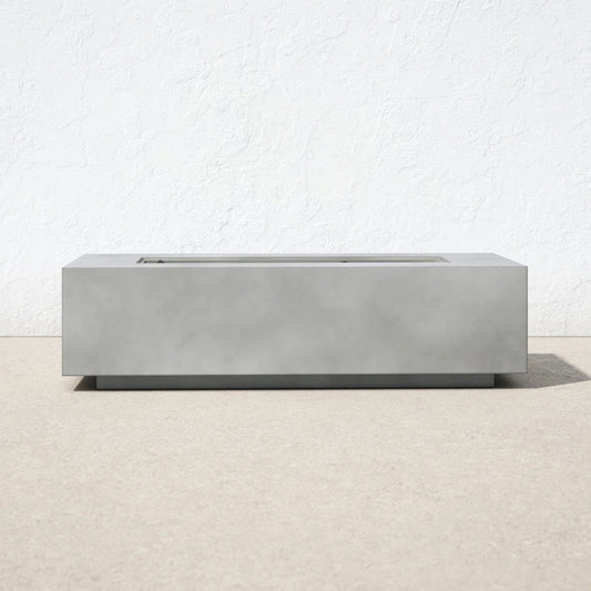 Modern Concrete Design Propane Outdoor Fire Pit Table
