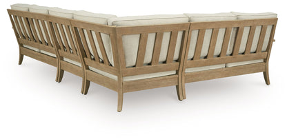 Clare View - 4-Piece Outdoor Sectional - Beige