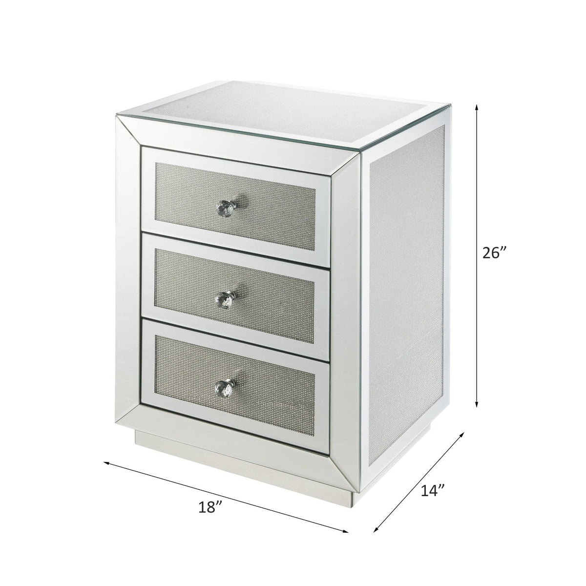 Noralie - Accent Table - Silver - Metal