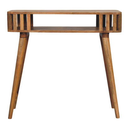 Slatted Console - Light Brown