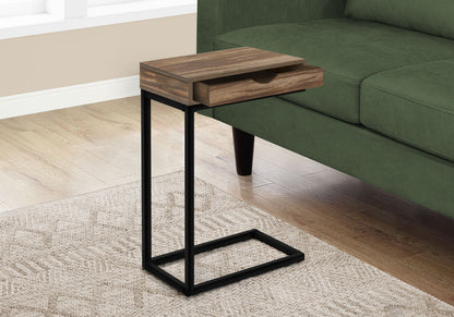 Accent Table, C - Shaped Contemporary Elegant Desig