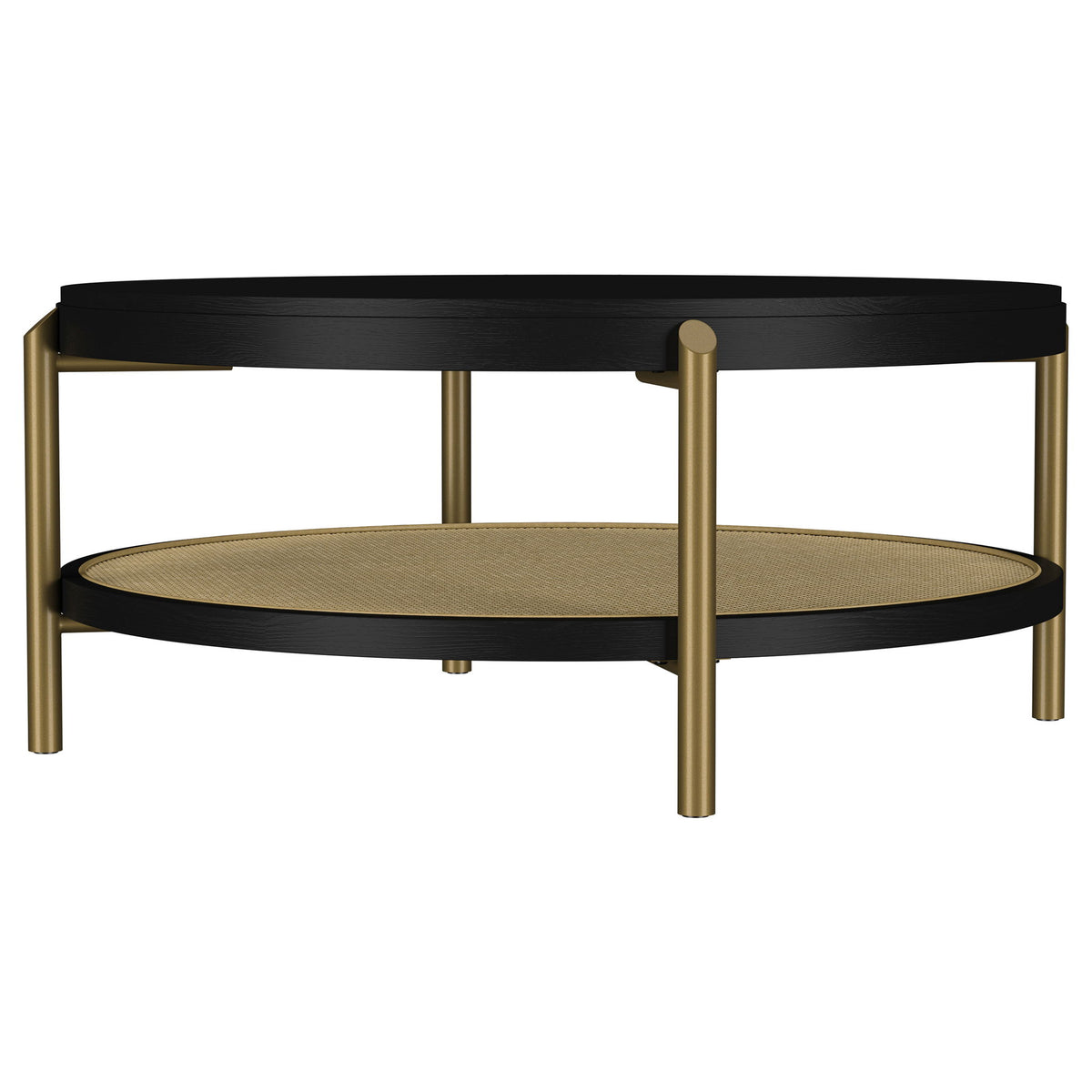 Benson - Round Table With Storage Shelf