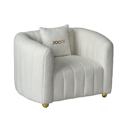 Single Sofa With High Resilience Foam