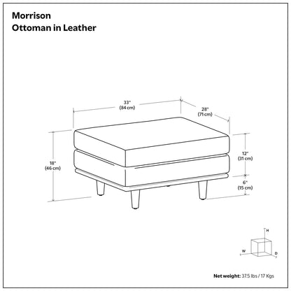 Morrison - Handcrafted Ottoman
