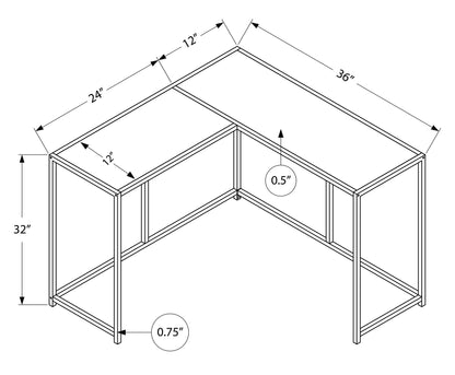 Corner Accent Console Table For Entryway - White