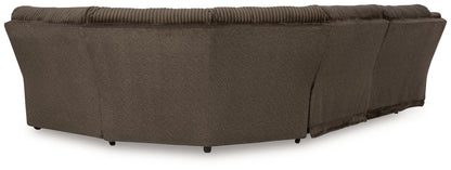 Top Tier - 5 Piece Reclining Sectional