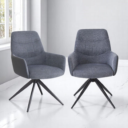 Hester - Arm Chair (Set of 2) - Gray