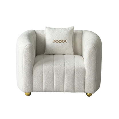 Single Sofa With High Resilience Foam