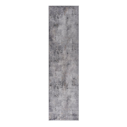 Marfi - 2' X 8' Abstract Runner Rug - Ivory / Taupe