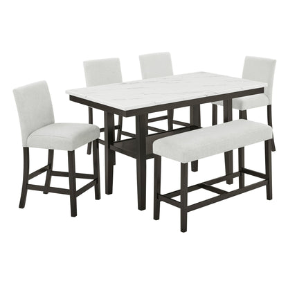 Carissa - Rectangle Counter Dining Set