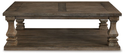 Johnelle - Rectangular Cocktail Table - Gray