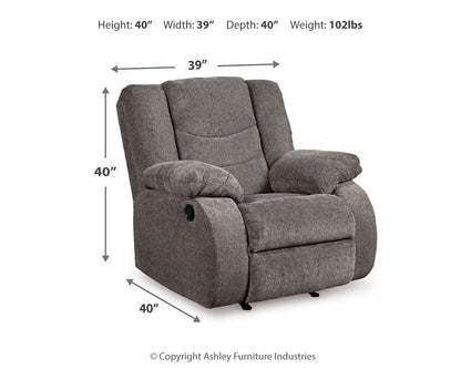 Tulen - Rocker Recliner - Gray