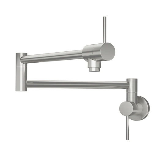 Modern Design Pot Filler Faucet Wall Mount Kitchen Sink, Folding Stretchable