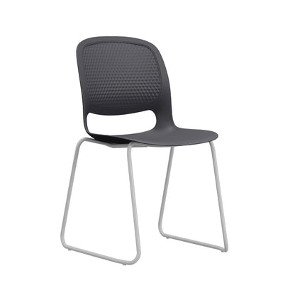 Stacking Chairs (Set of 4) - Black