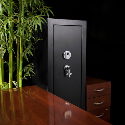 9.33 Cubic Ft Tall Biometric Rifle Safe - Black