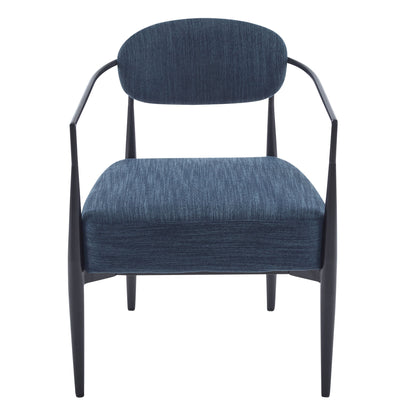 Modern Upholstered Accent Armchair With Pocket Spring Seat