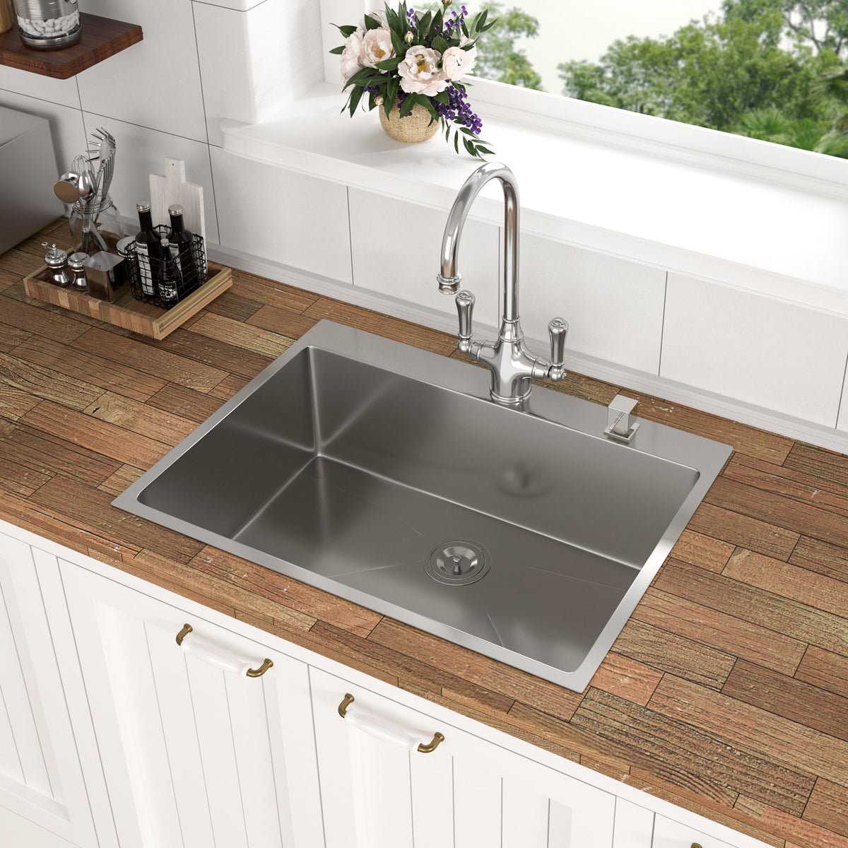 Topmount Stainless Steel Kitchen Sink