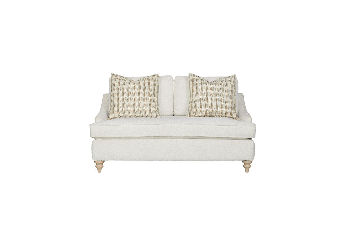 Loveseat Reversable Cushion With 2 Pillows - Off White