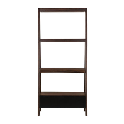 Ladder Shelf, Ladder Style Display Shelf - Natural Wood / Brown
