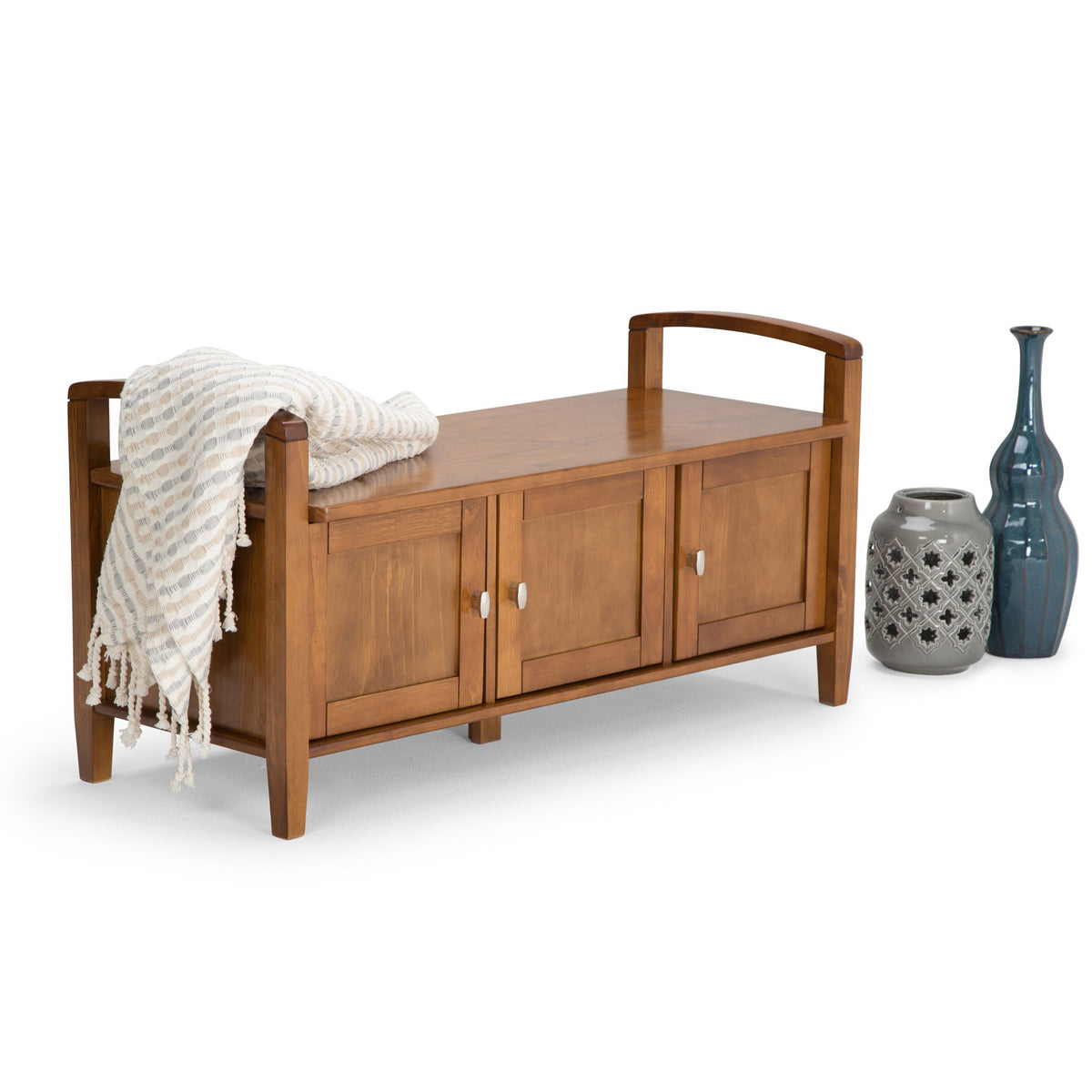Warm Shaker - Handcrafted Entryway Storage Bench