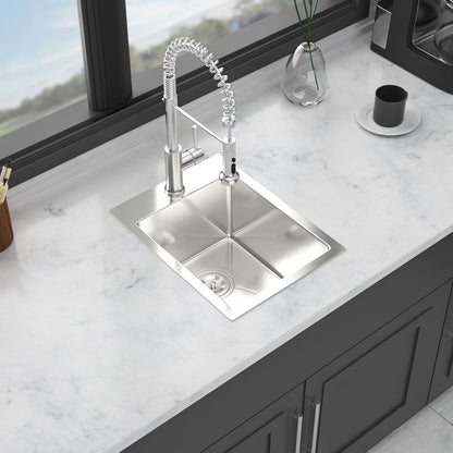 Stainless Steel Drop In Kitchen Sink, Topmount