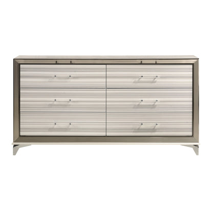 Star - 5 Pieces Bedroom Set Modern Design With LED