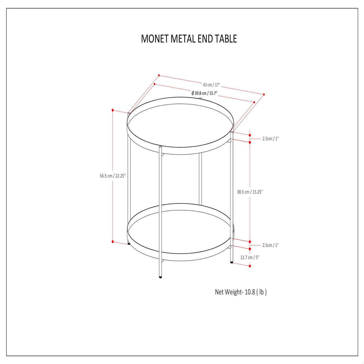Monet - Handcrafted Table