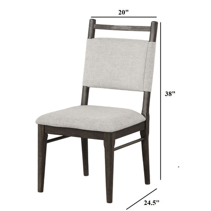 Upholstered Side Chairs (Set of 2) - Dark Walnut