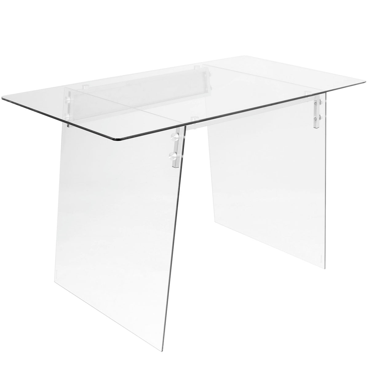 Glacier - Contemporary Desk - Clear