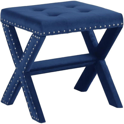 Upholstered Accent Bench With Nailhead Trim
