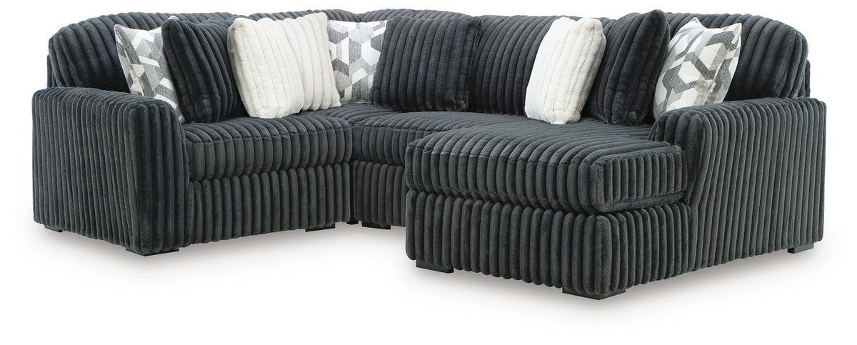 Midnight-Madness - 4 Piece Sectional