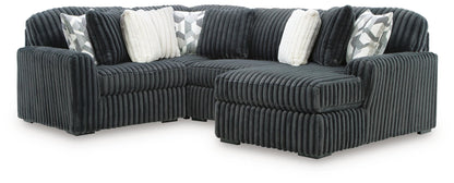Midnight-Madness - 4 Piece Sectional