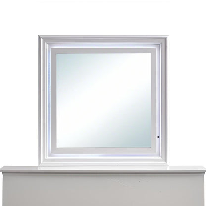 Verona - Mirror With Premium Low Distortion Glass - White