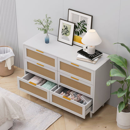 6 Drawer Storage Modern Cabinet For Bedroom