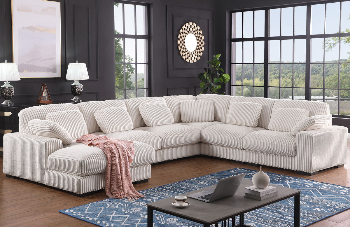 Nadine - Modular Corner Sectional Sofa With Left Facing Chaise