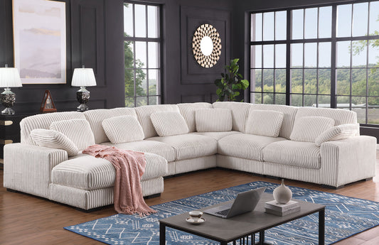 Nadine - Modular Corner Sectional Sofa With Left Facing Chaise