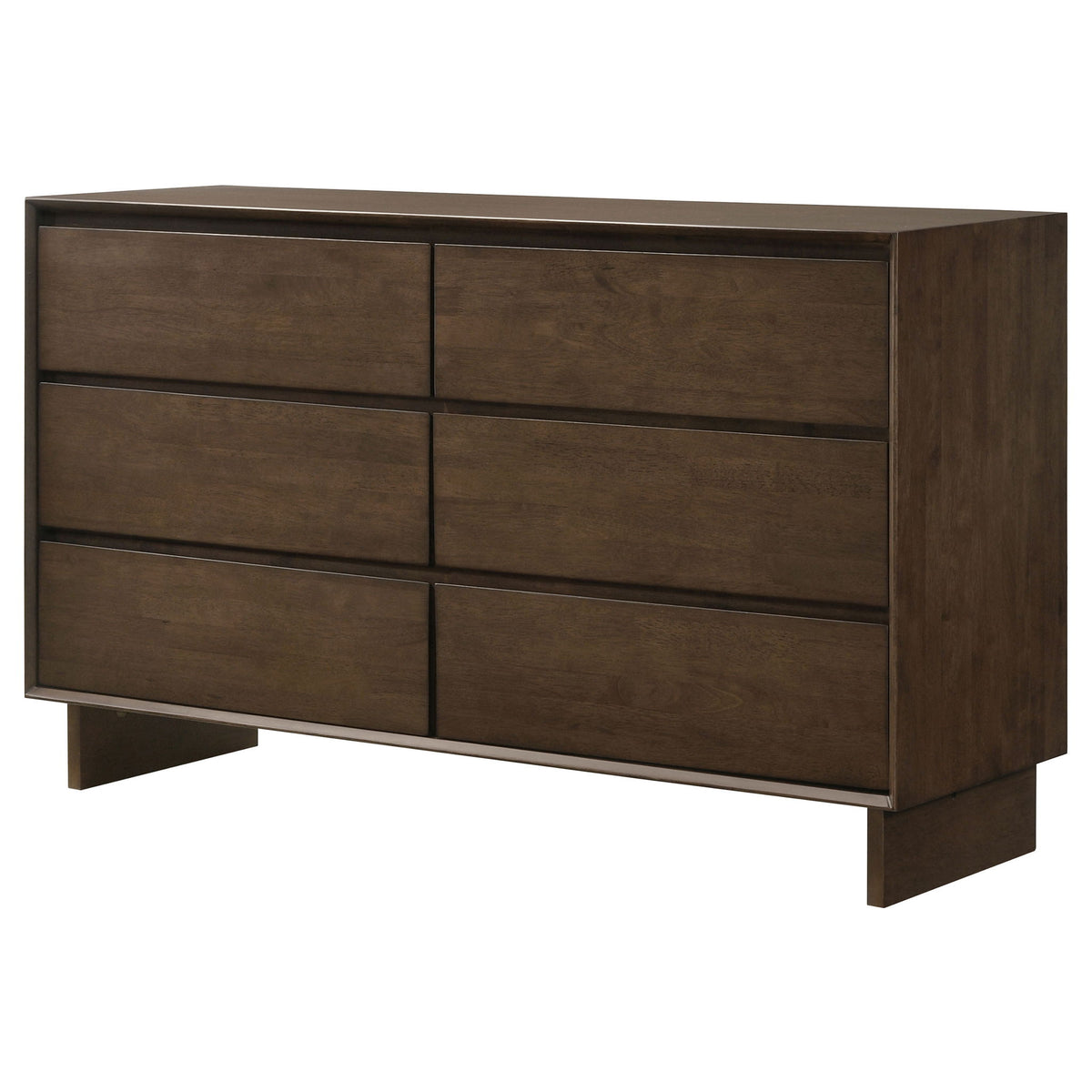 Hemlock - 6 Drawer Dresser Cabinet - Brown