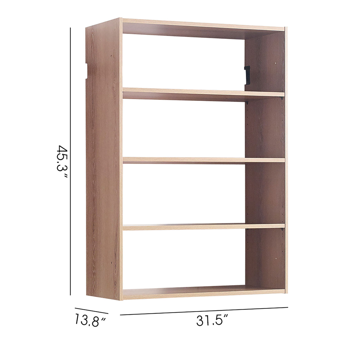 Devi - Wall Mounted Wood Closet System With Modular Design And Ample Storage