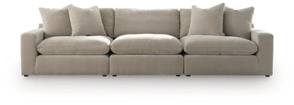 Maxton Heights - 3-Piece Sectional Sofa - Pebble
