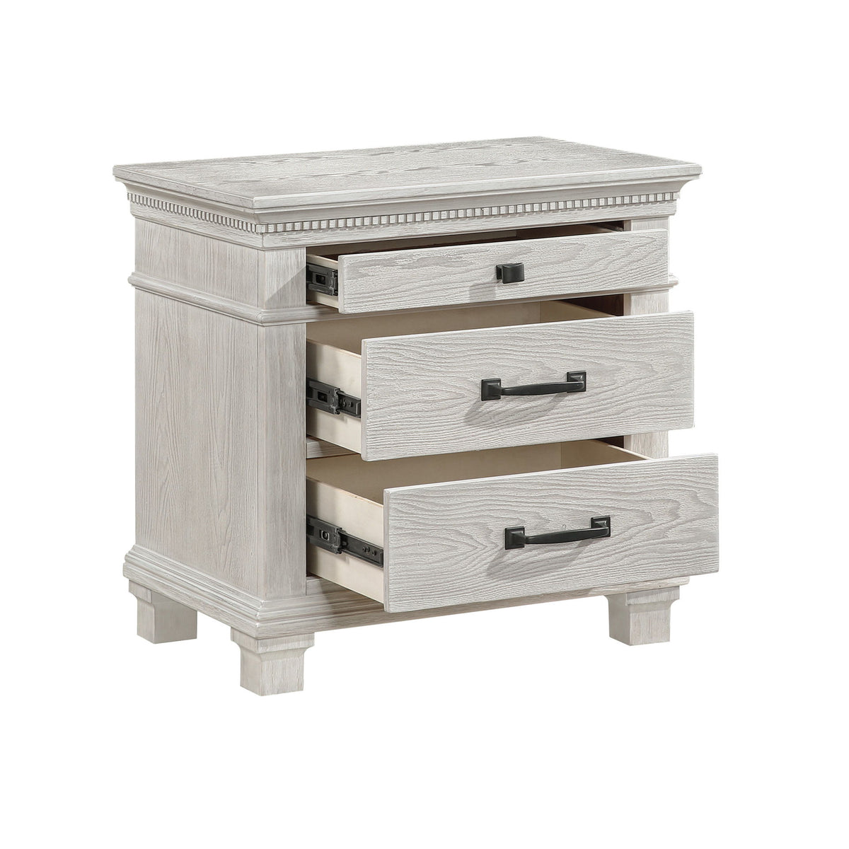 Silver Sands - Nightstand - Gray