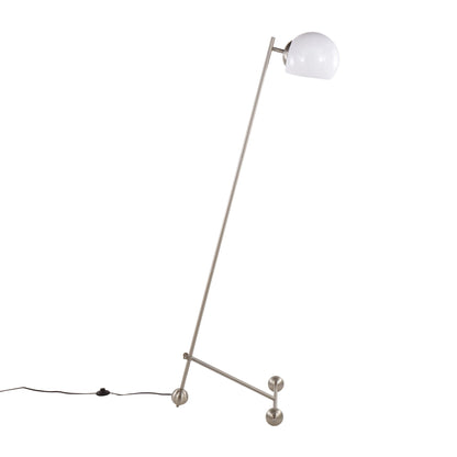 Eileen - Contemporary Floor Lamp - Brushed Nickel