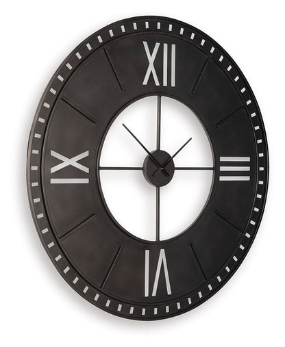 Lytle - Wall Clock - Antique Brown