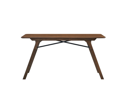 Kaela - 7 Pieces Dining Room Set - Light Gray / Walnut